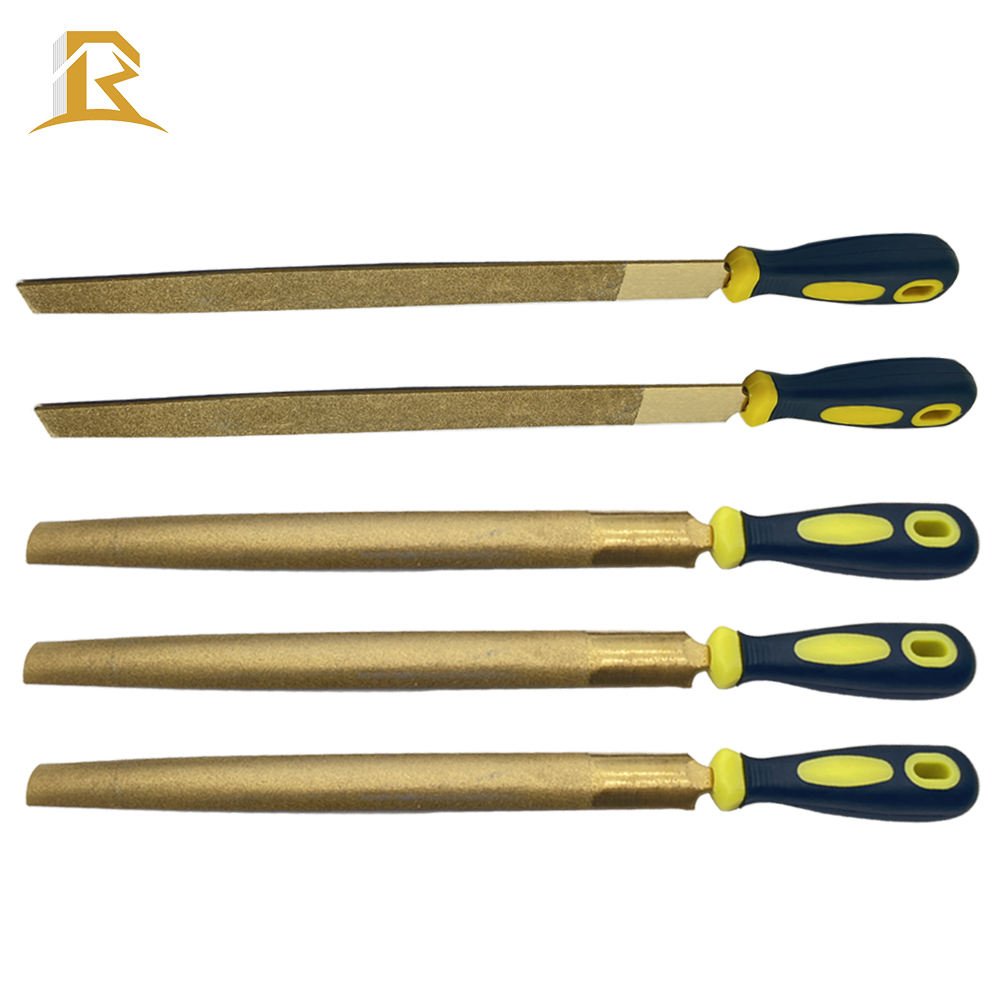 Deliver Fast Diamond Coated Flat File 8/10/12 Inch Needle File with Non-Slip Handle for Wood Carving Hardwood File