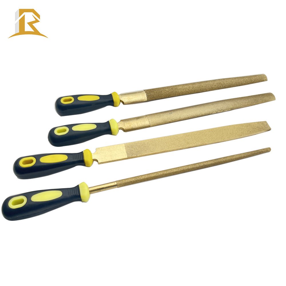 Deliver Fast Diamond Coated Flat File 8/10/12 Inch Needle File with Non-Slip Handle for Wood Carving Hardwood File