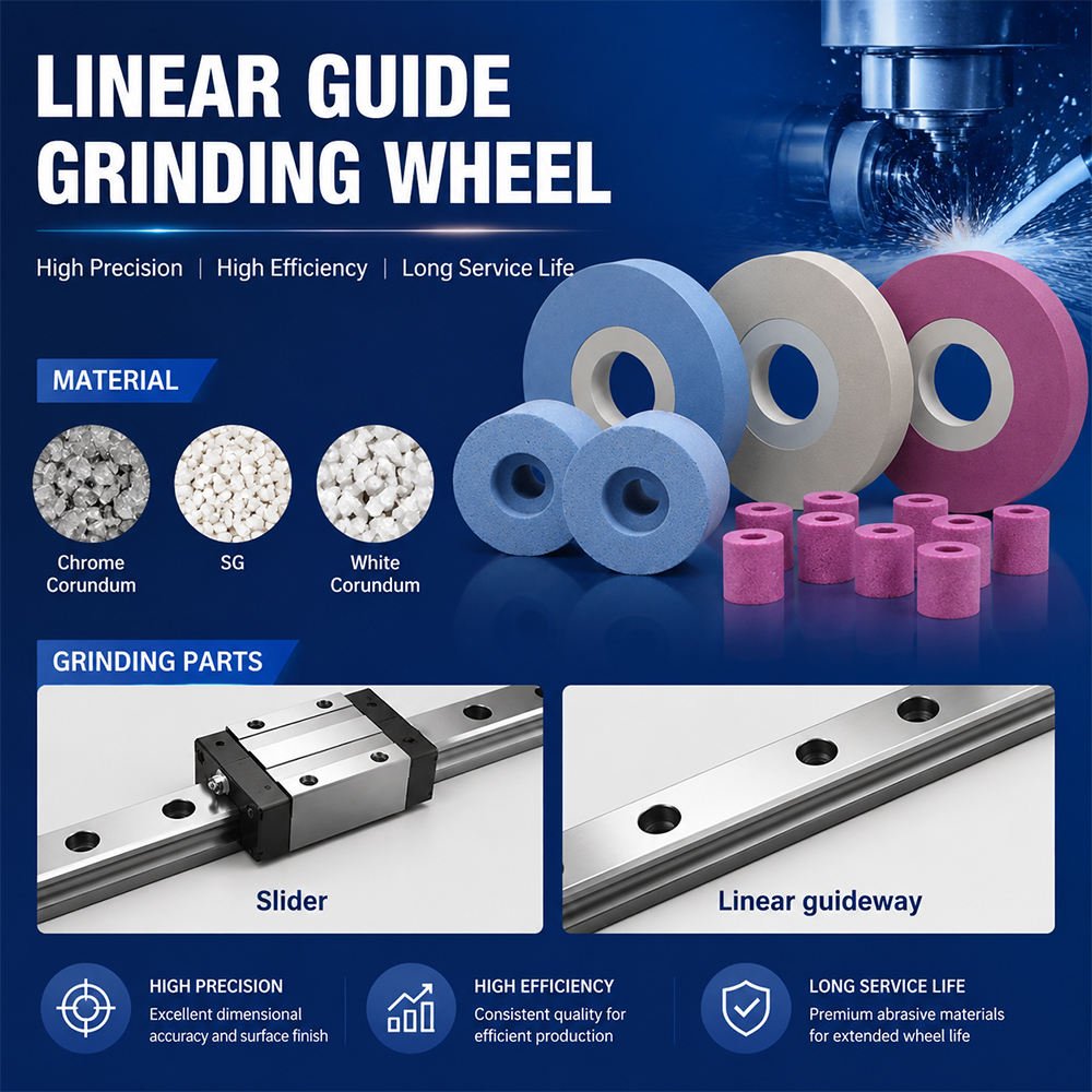 White Corundum Grinding Wheel Ceramic Bond Grinding Wheels Profile Grinding Wheel for Linear Guide and Ball Screw Industry