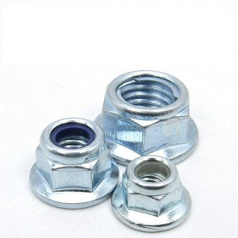 High Quality Carbon Steel Flange Hex Nut Zinc Plated Factory Price DIN6923 M3 M4 M5 M6 M8 M10 M12 M16 Nuts Product Category
