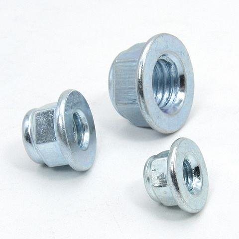 High Quality Carbon Steel Flange Hex Nut Zinc Plated Factory Price DIN6923 M3 M4 M5 M6 M8 M10 M12 M16 Nuts Product Category