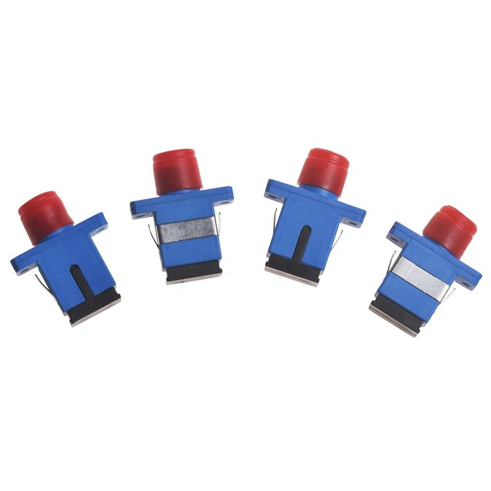 Factory Supply Low Insert Loss Simplex FC-SC Square Type Fiber Optical Adapter