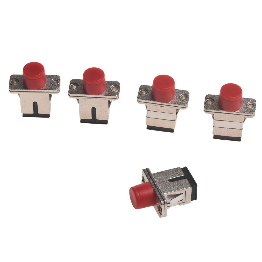Factory Supply Low Insert Loss Simplex FC-SC Square Type Fiber Optical Adapter