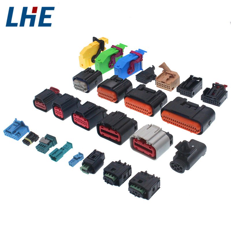 Waterproof H4 Socket Connector Manufacturer 3pin Auto Wiring Harness Plug1-1452049-1