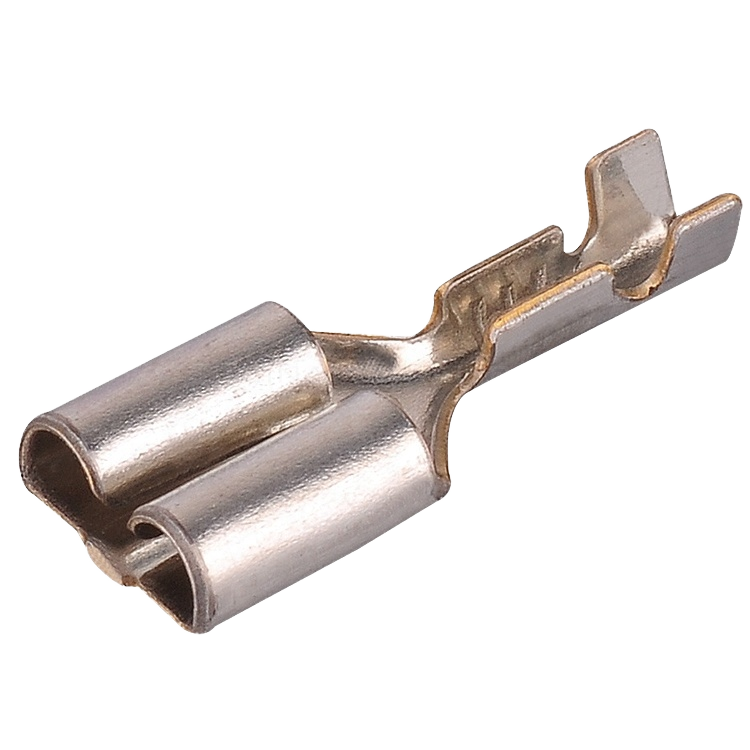 Qianwei Brand PL2500802-40C Series 6.3 Quick Connect Terminals 250 Brass Contact Male/Female for 16-18 AWG Wire Connections