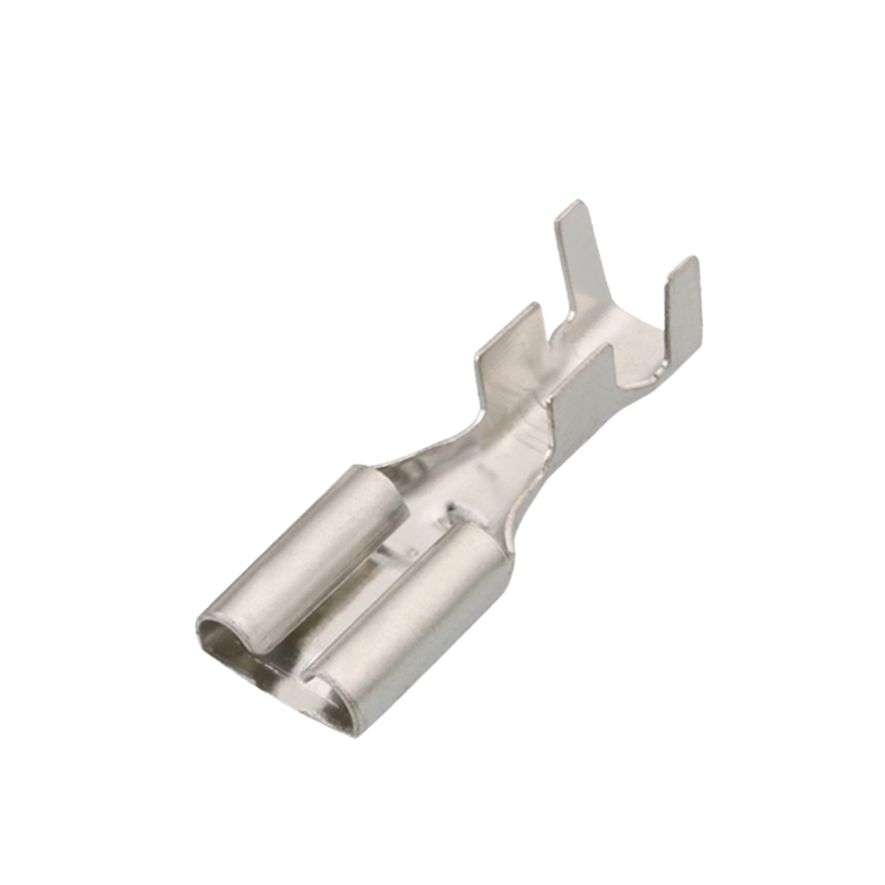 Qianwei Brand PL2500802-40C Series 6.3 Quick Connect Terminals 250 Brass Contact Male/Female for 16-18 AWG Wire Connections