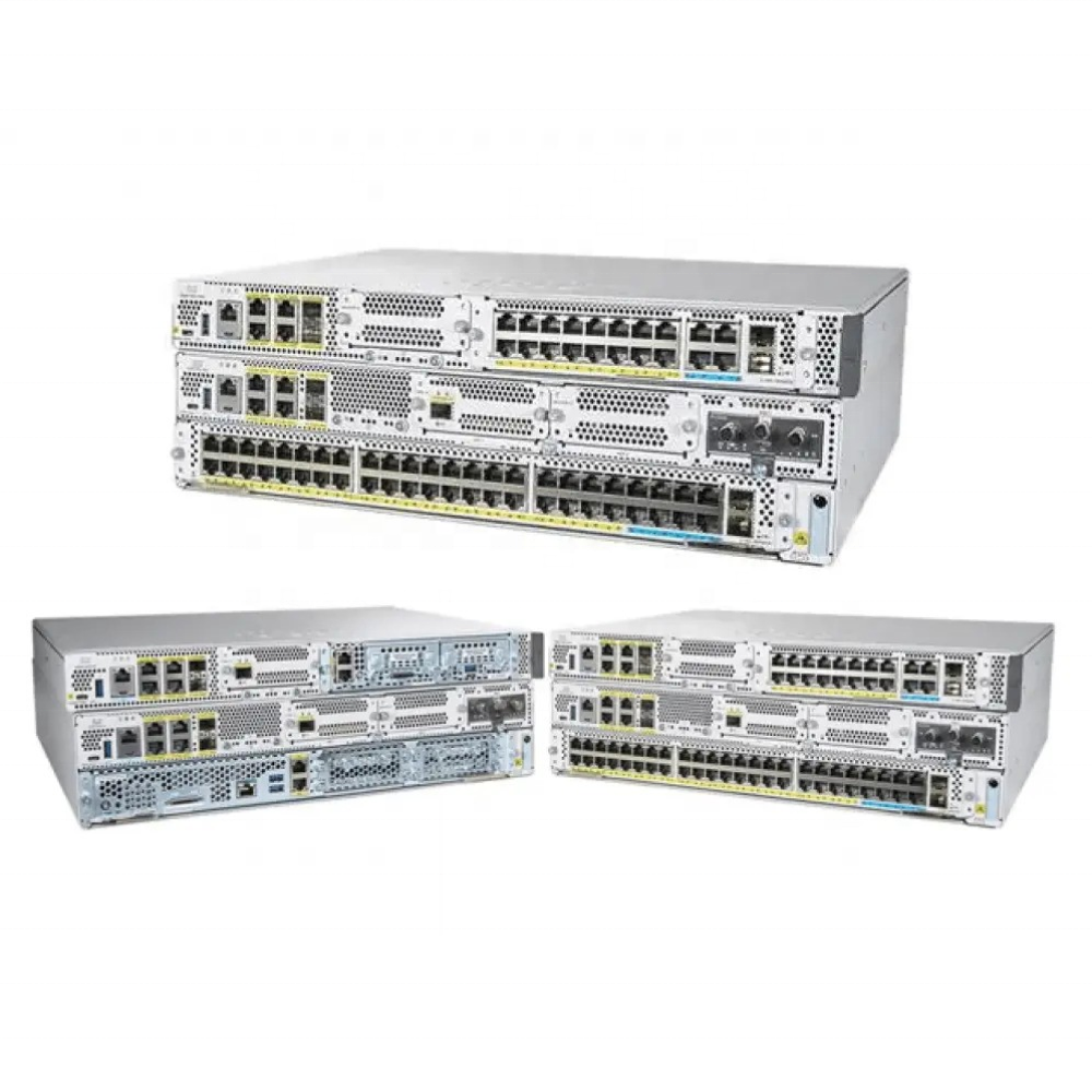 Original New C8300-2N2S-6T Cisco Router 6 Gigabit Ports Dual NIM Slots Advanced SD-WAN Enterprise Router Cisco C8300-2N2S-6T