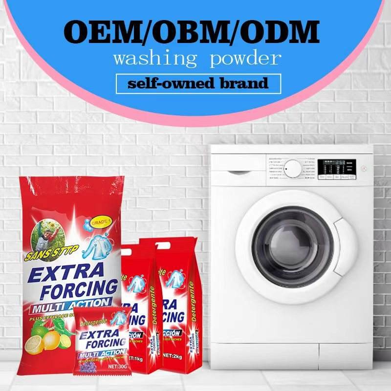 EXTRA FORCING 400g Hot-selling Washing Powder Detergent Strong Perfume with Rich Foam Laundry Detergent Powder for Africa
