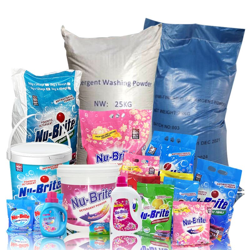 OEM Hot Selling Bulk 10kg Bag Washing Powder Soap Detergent Powder