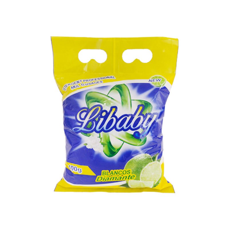 Wholesale OEM Disposable Eco-Friendly Lemon Fragrance Detergent Powder for Apparel Laundry Use Bulk Washing Powder