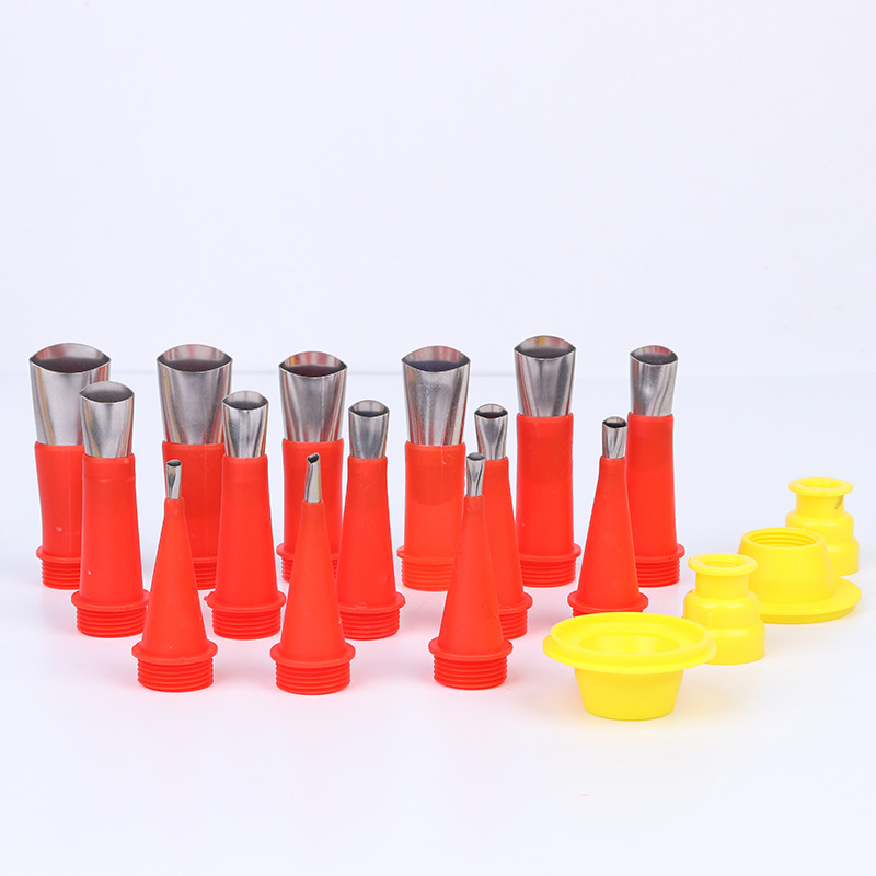 Manufacturer-Sourced Duck Shaped Stainless Steel Glue Nozzle Set Glass Glue Nozzle Structure Hand Tool Accessories for Glue