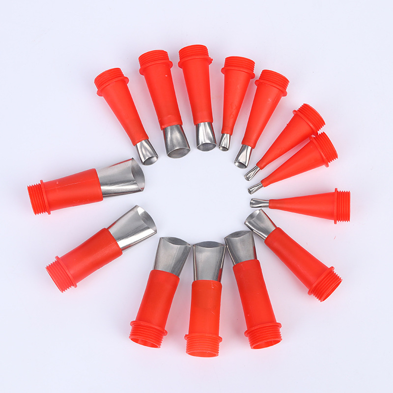 Manufacturer-Sourced Duck Shaped Stainless Steel Glue Nozzle Set Glass Glue Nozzle Structure Hand Tool Accessories for Glue