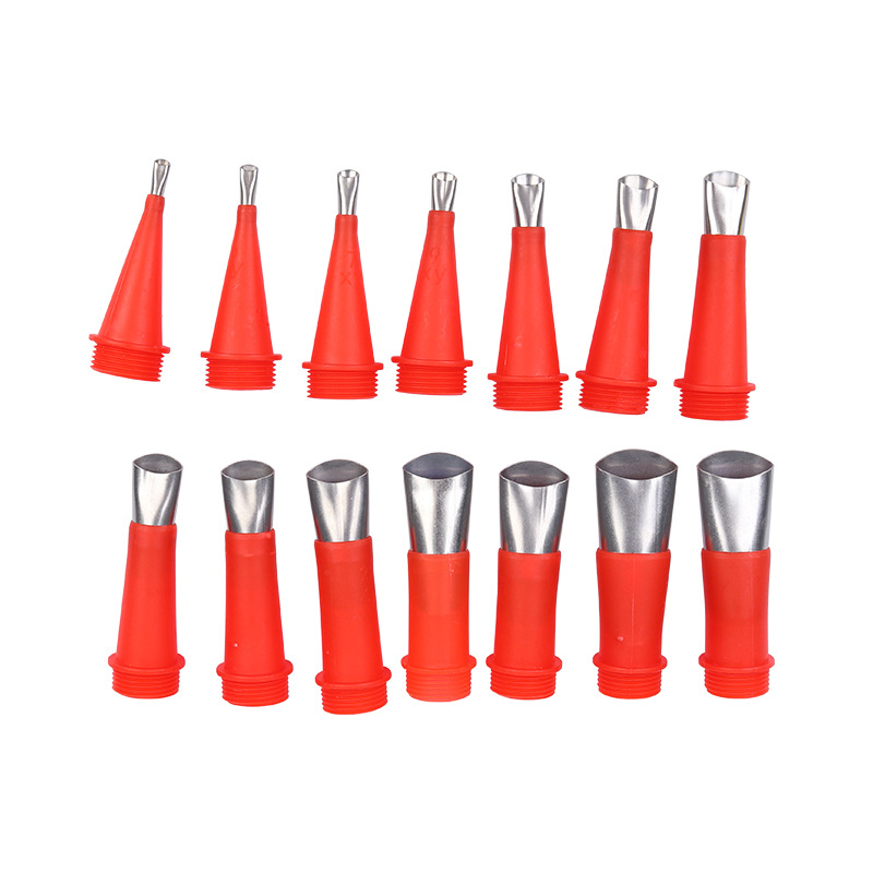 Manufacturer-Sourced Duck Shaped Stainless Steel Glue Nozzle Set Glass Glue Nozzle Structure Hand Tool Accessories for Glue