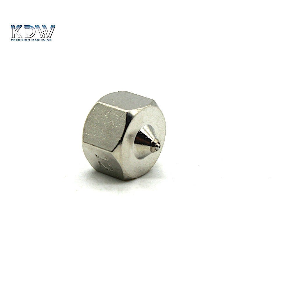High Quality CNC Precision Machined Hot-melt Glue System Parts Glue Gun Nozzle