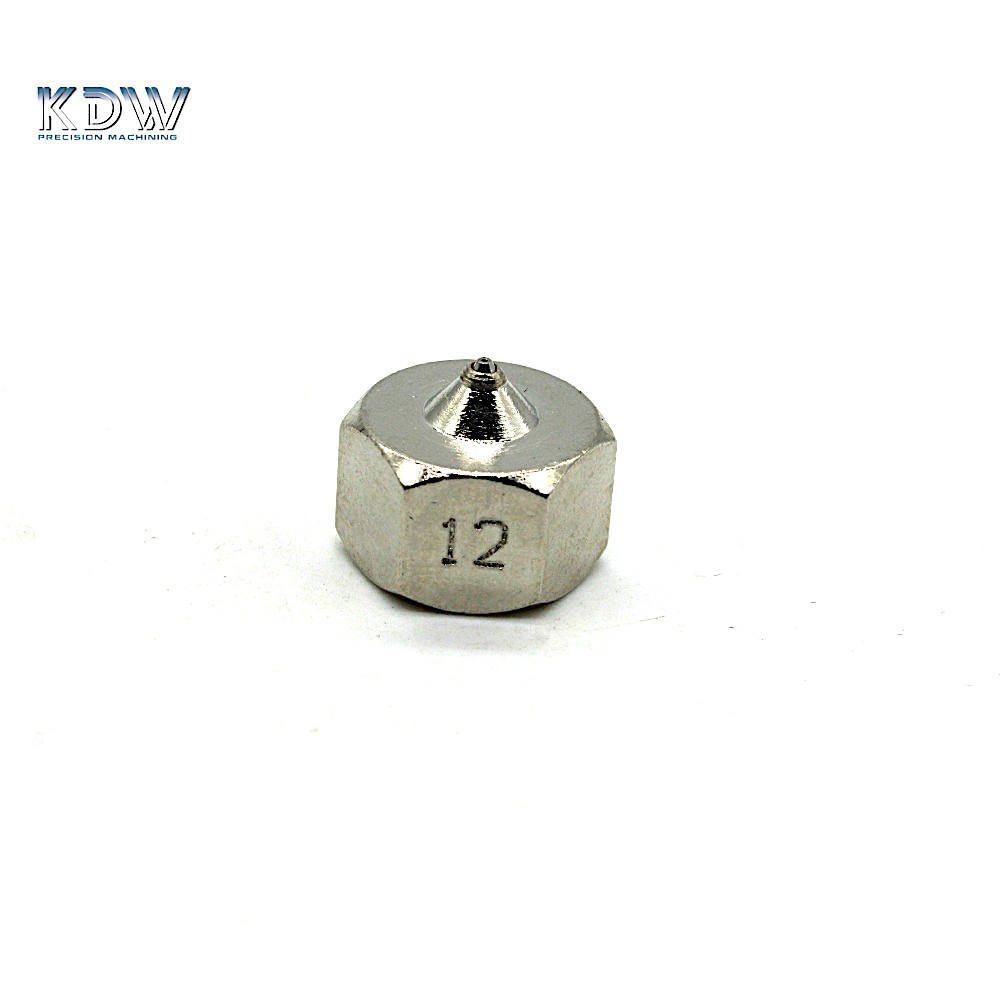 High Quality CNC Precision Machined Hot-melt Glue System Parts Glue Gun Nozzle