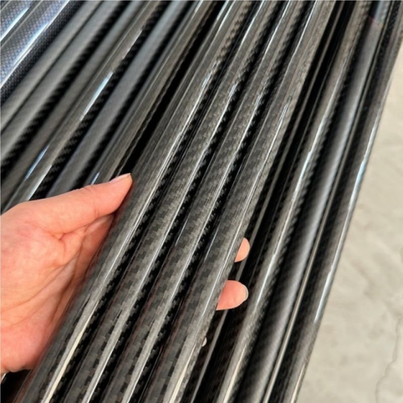High Strength Custom Carbon Fiber Tube 18mm 20mm 40mm 60mm Carbon Fiber Round Pipe Tubes