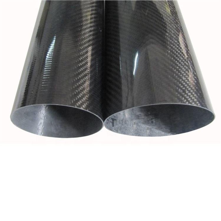 3K Carbon Fiber Tube Thickened Carbon Fiber Roll Tube 8 10 16 20 25 30 40mm Carbon Round Tube High Strength