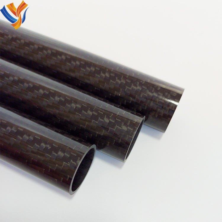 Hot Sale 3K Woven Carbon Fibre Tube 10mm 20mm 30mm 40mm 50mm Carbon Fiber Pipe Tube