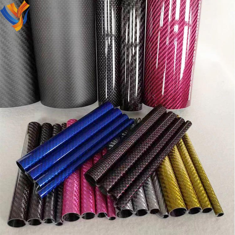 3k Carbon Fibre Tube 10mm 15mm 20mm 30mm 40mm 50mm High Strength Matte Glossy Customization Twill Plain Carbon Fiber Tube