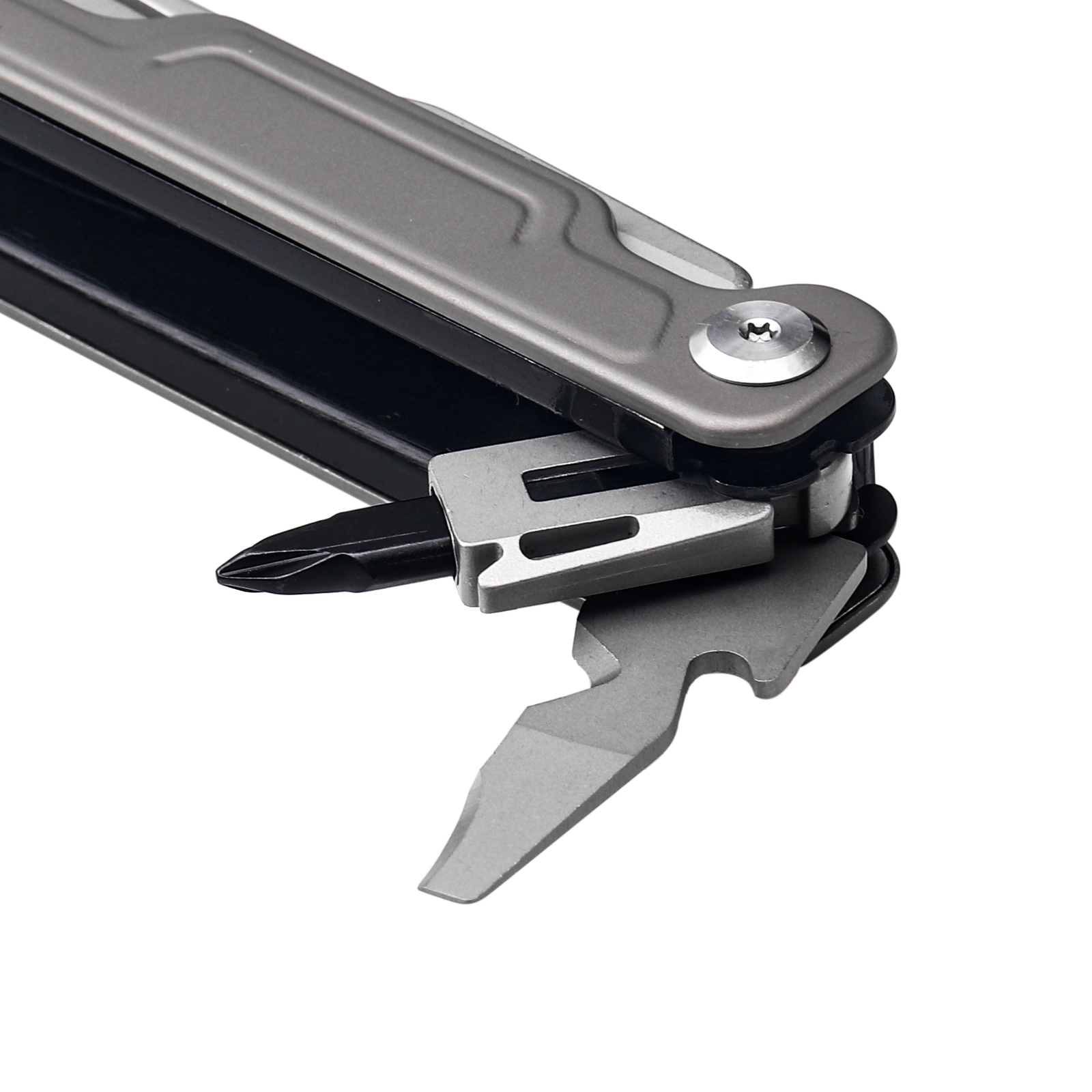 GeneTac Lightweight CNC Titanium Alloy Handle 20-in-1 Multitool Pliers Scissors DIY Camping Hunting Gift OEM 1-Year Warranty