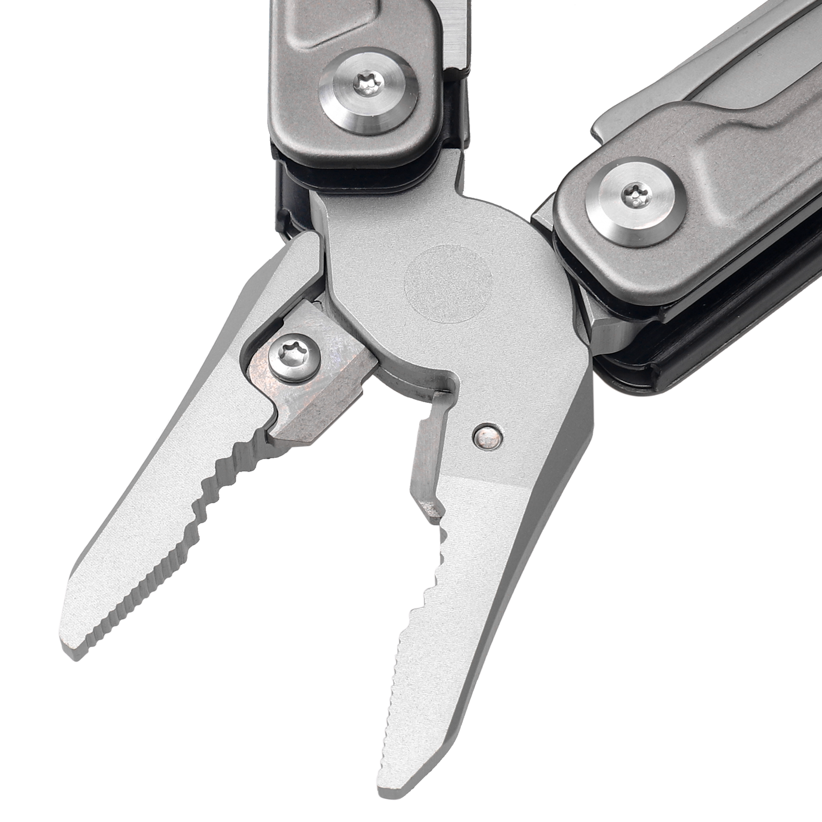 GeneTac Lightweight CNC Titanium Alloy Handle 20-in-1 Multitool Pliers Scissors DIY Camping Hunting Gift OEM 1-Year Warranty
