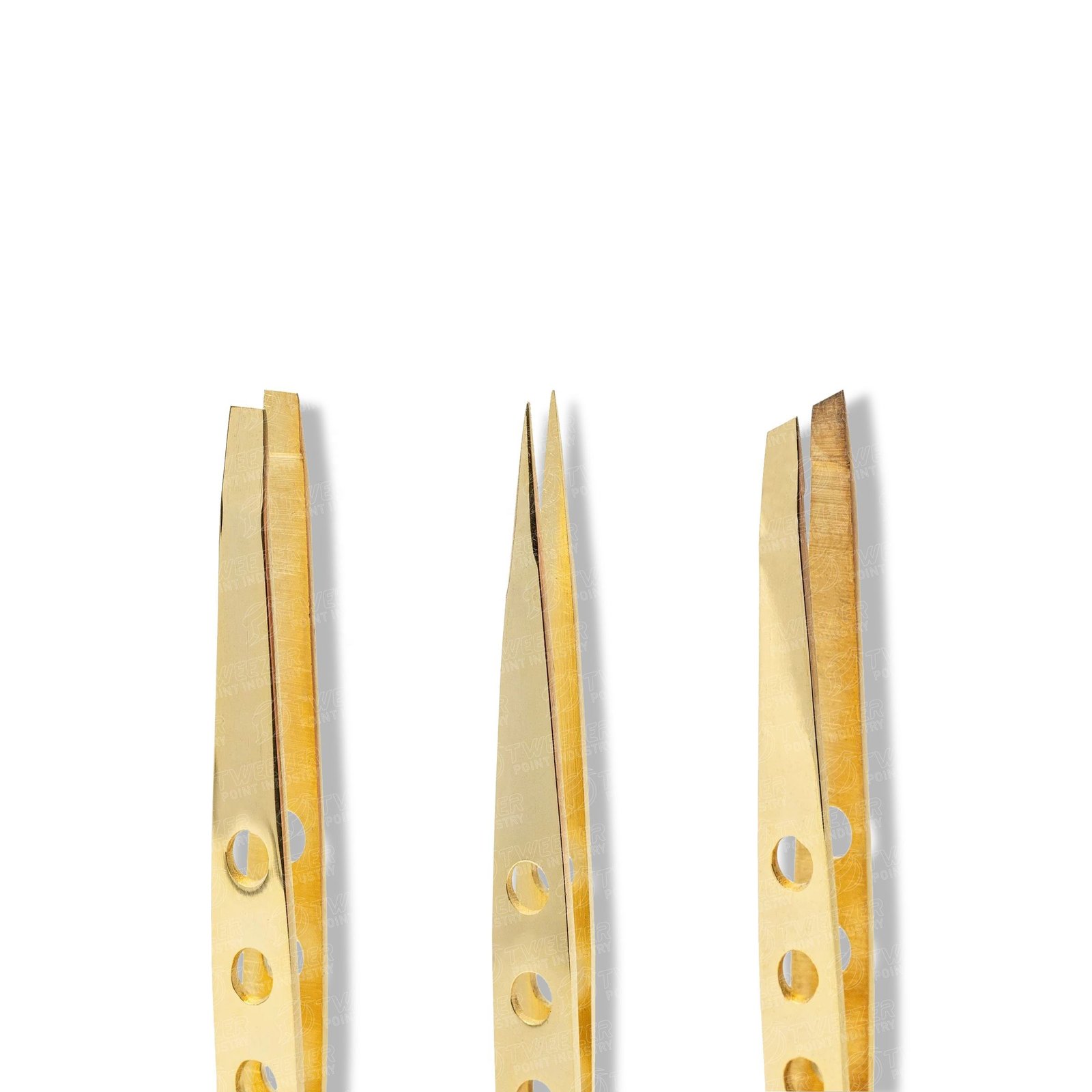 Wholesale Stainless Steel Eyebrow Tweezer Beauty Instrument Ingrown Hair Splinters Removal Slanted Tip Custom Logo & Packaging