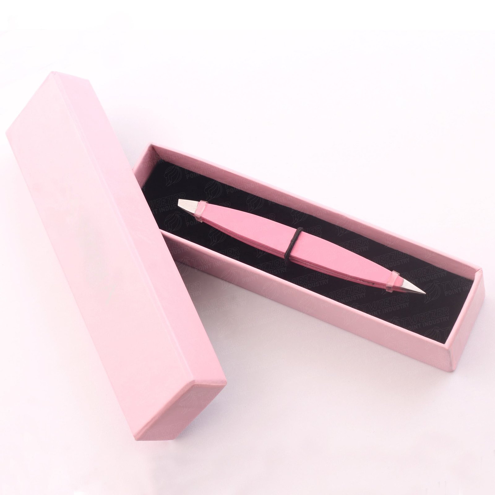 Double End Eyebrow Tweezer and Scissor with Pointed Tip Stainless Steel Grabs Hair From the Root
