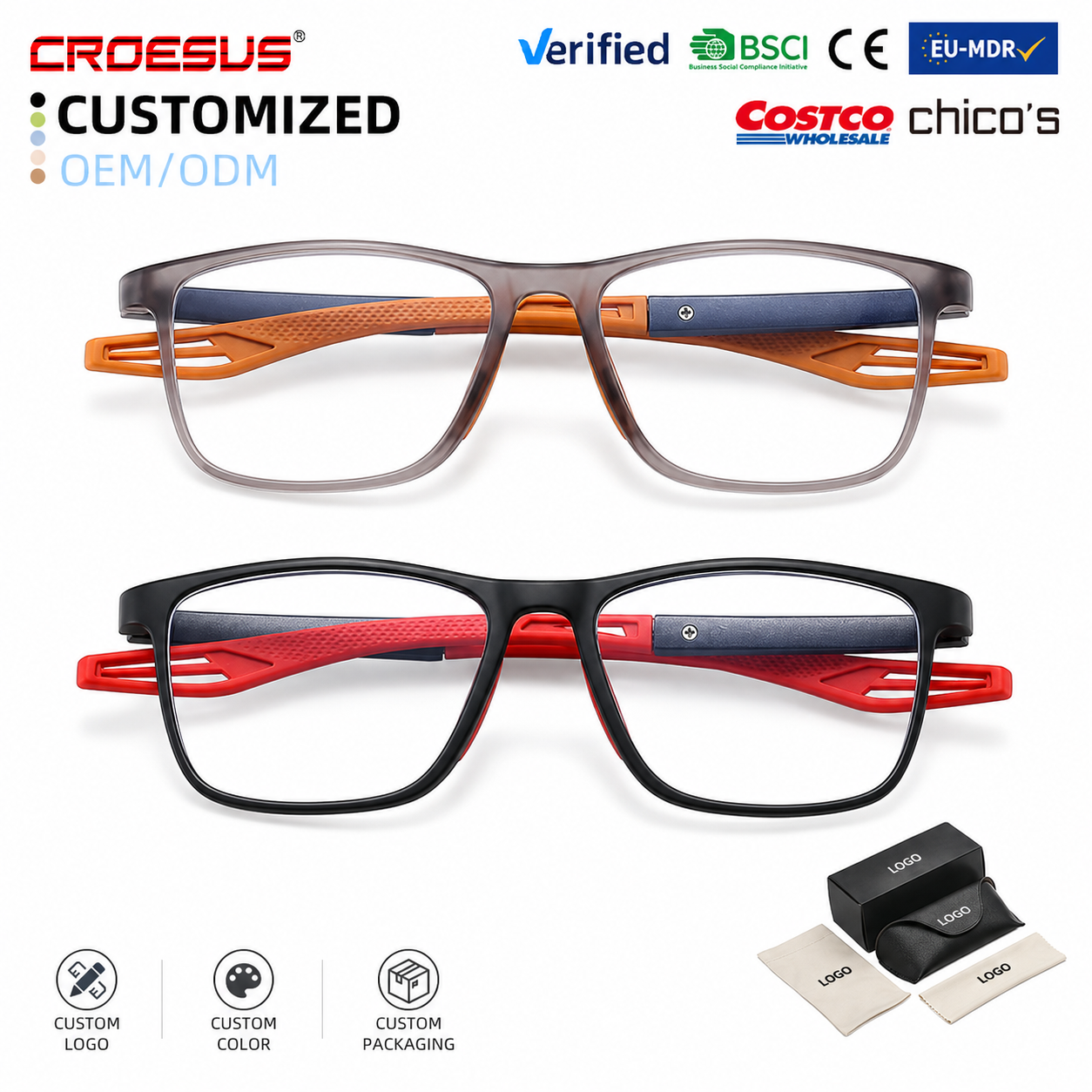 Wholesale High Quality Classical Unisex Reading Glasses Blue Light Glasses Squared Frame Presbyopic Cheap Read Glasses Men Women