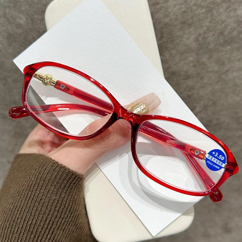 Fashion Reading Glasses for Women Retro High Definition Anti-Blue Light High-end Comfortable Presbyopia Glasses for Seniors