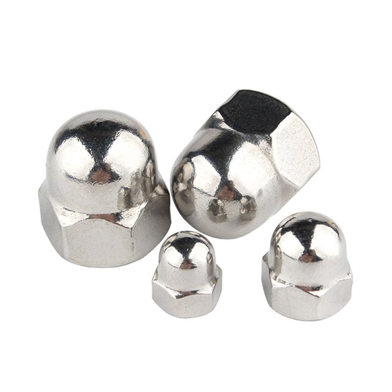 Super Duplex Stainless Steel A325 A286 2205 2507 904L Hex Cap Nut Acorn Nut DIN 1587 Hexagon Dome Cap Nut