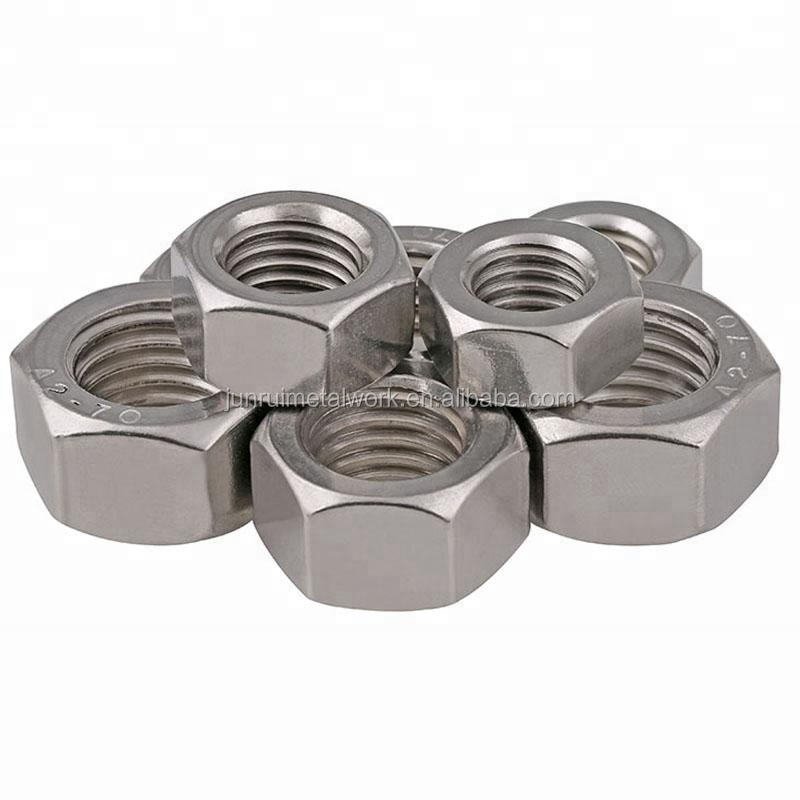 M5 M6 M7 A2-70 Stainless Steel Hex Nut DIN934