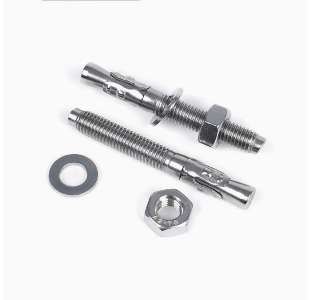 Carbon Steel Hot Dipped Galvanized Zinc Plated 1/4 in Diameter Wedge Anchor Expansion Bolt M4-M16 Multiple Sizes in Stock