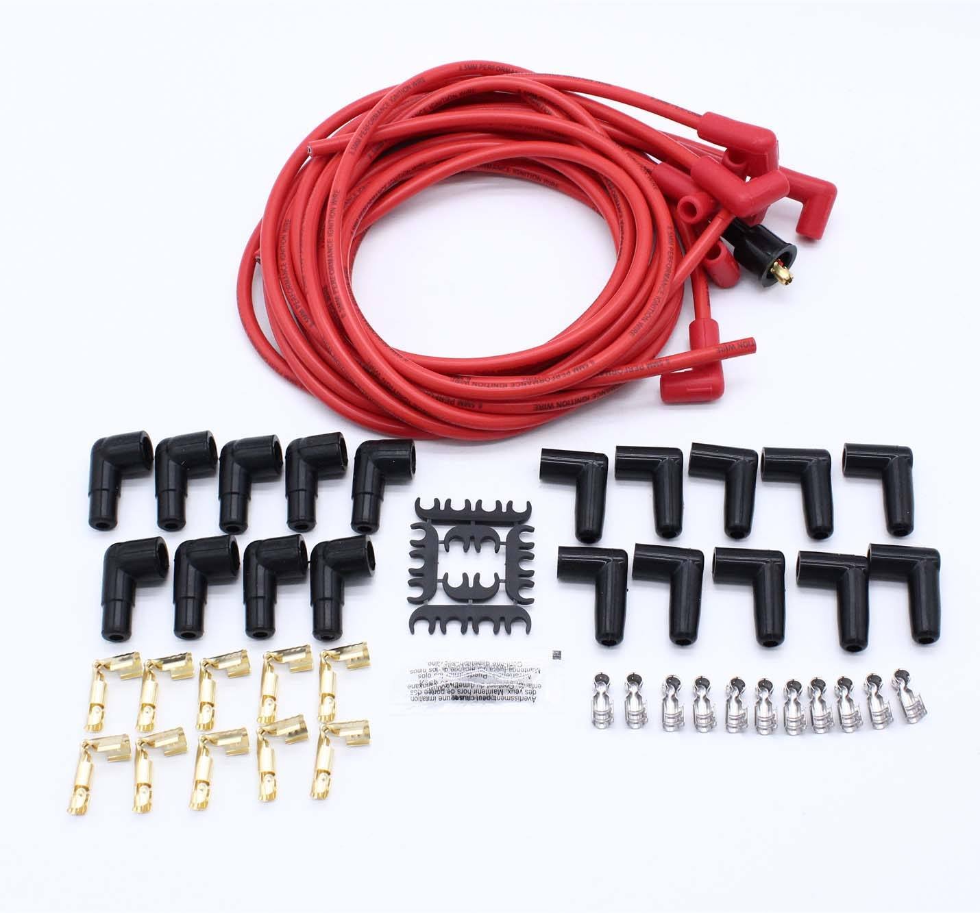 ACCEL 4041R Spark Plug Wire Set 8mm VA0892
