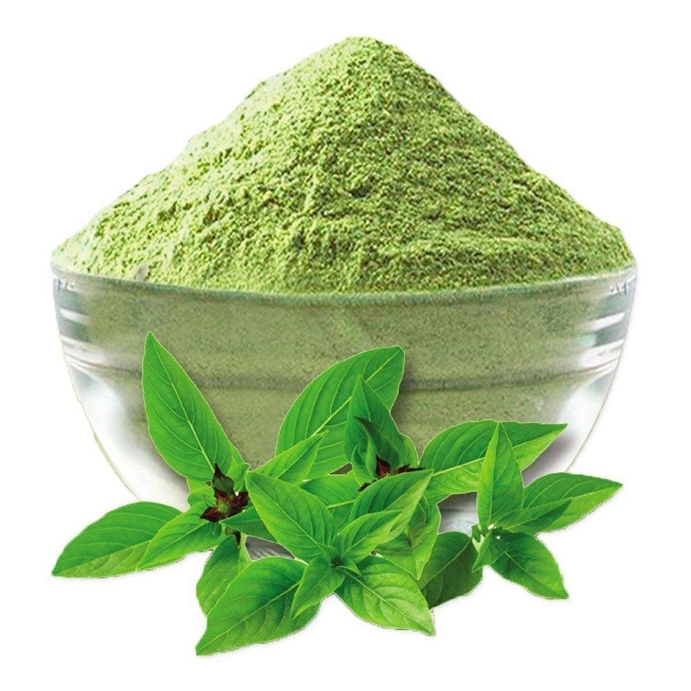 High on Demand 100% Natural Tulsi Powder Organic Ayurvedic Herbal Powder for Immunity Stress Relief and Overall Wellness