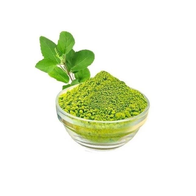 High on Demand 100% Natural Tulsi Powder Organic Ayurvedic Herbal Powder for Immunity Stress Relief and Overall Wellness