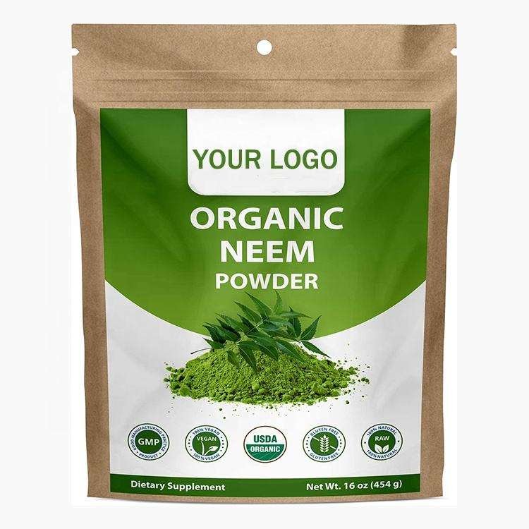 Pure Neem Leaf Powder for Ayurvedic Pitta Dosha Balancing Soothing Herbal Powder for Skin and Digestive Heat Relief
