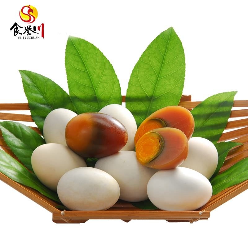 Chinese Traditional Salt Preserved Egg Pidan century Duck Egg