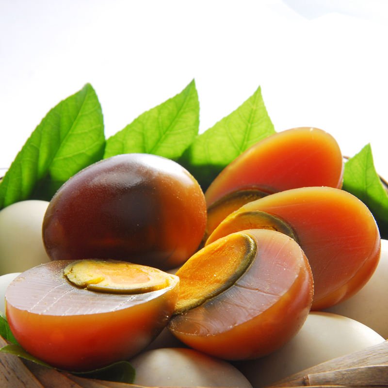 Chinese Traditional Salt Preserved Egg Pidan century Duck Egg