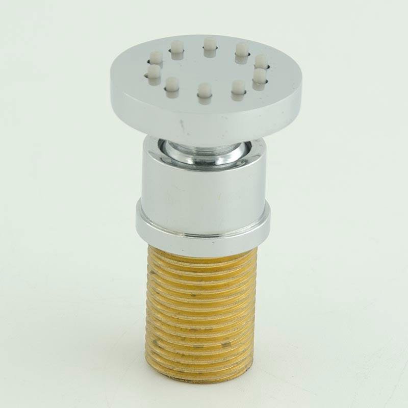 Round Adjustable Solid Brass Massage Shower Body Jet for Bathroom Use
