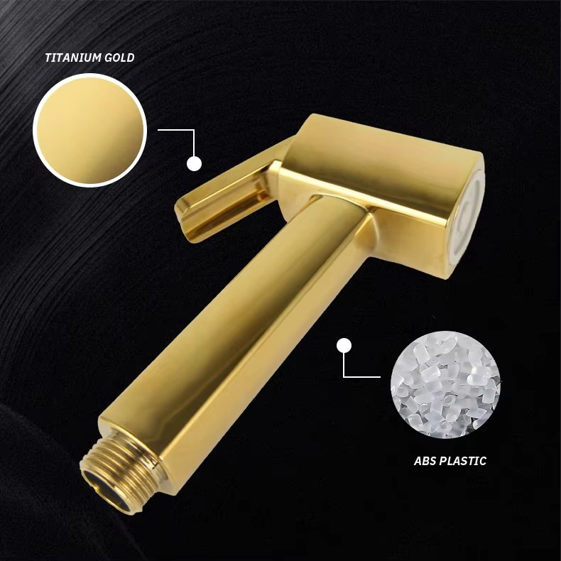 Modern Design Adjustable Plastic ABS Single Handle Multi-Function Hand Shower Bidet Faucet 3-Year Warranty for Bathroom Sprayer