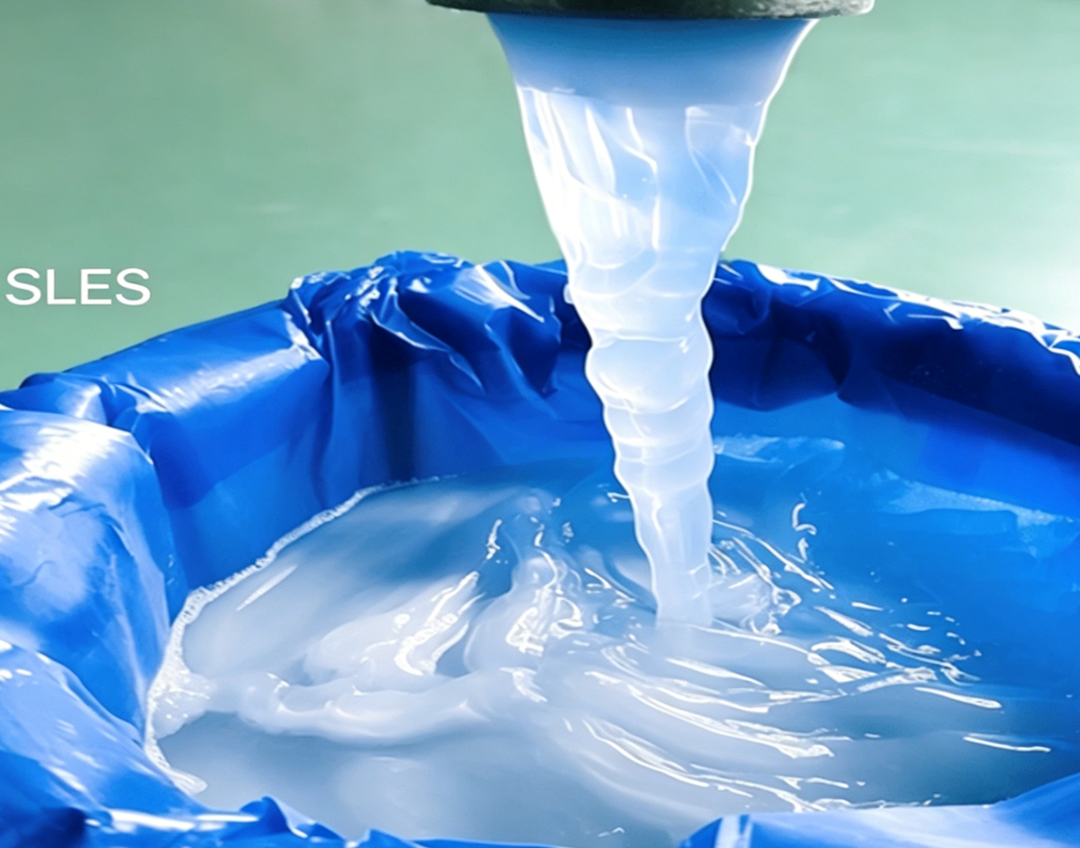 SLES Sodium Lauryl Ether Sulfate 70% Cosmetic & Detergent Raw Material CAS 68585-34-2 Low Salt for Bath Bubble Liquid Soap