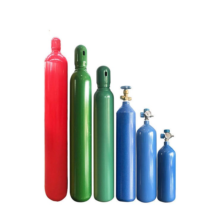 Wholesale Industrial Oxygen Bottle Oxygen Gas Cylinder 10L 40L 50L CE DOT3AA Standard CO2 Tanks Cylinder