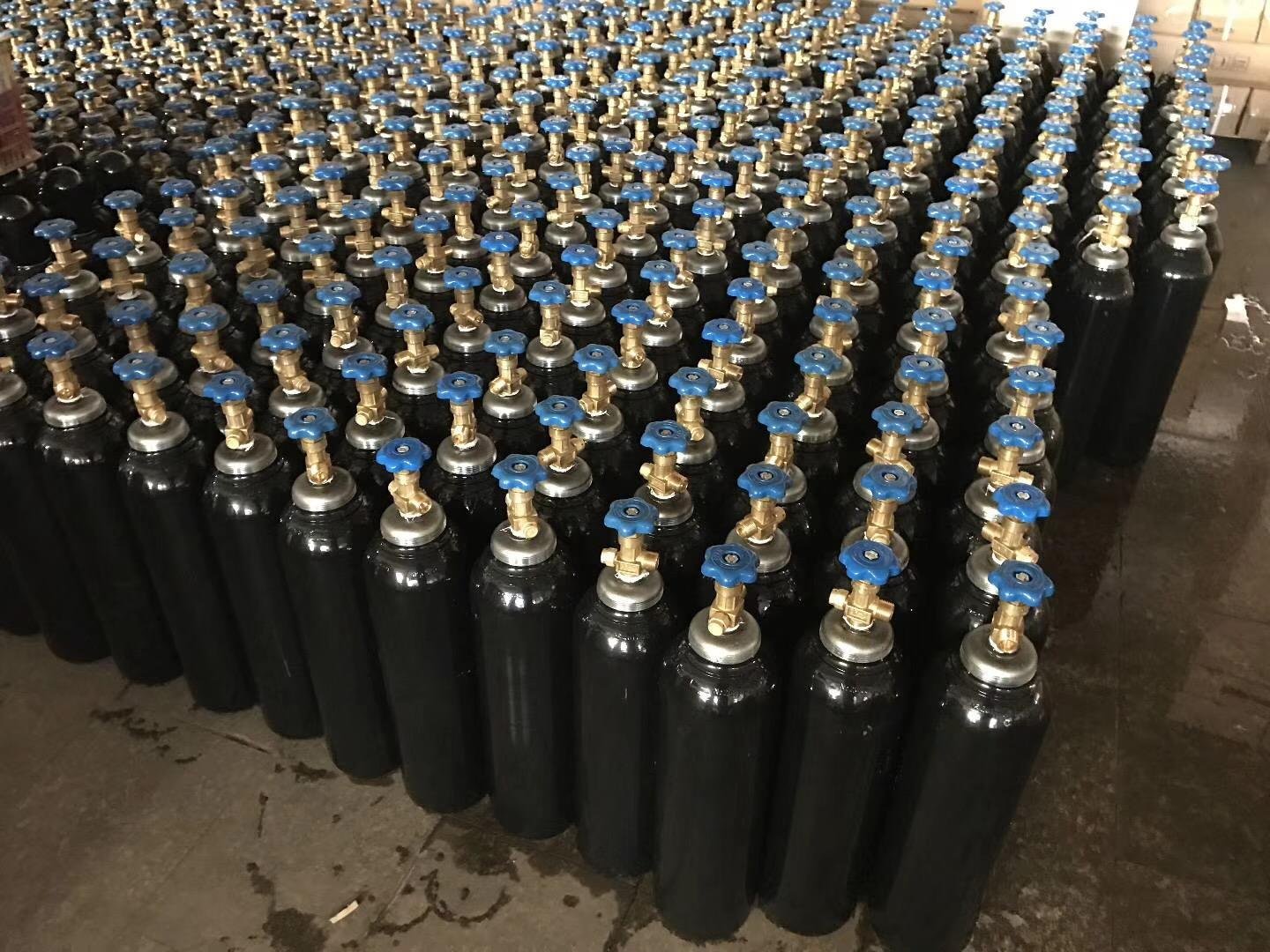 15L 159mm Seamless Steel High-Pressure Gas Cylinder ISO9809 Approved for Industrial Argon/Oxygen/Carbon Dioxide/Nitrogen Factory