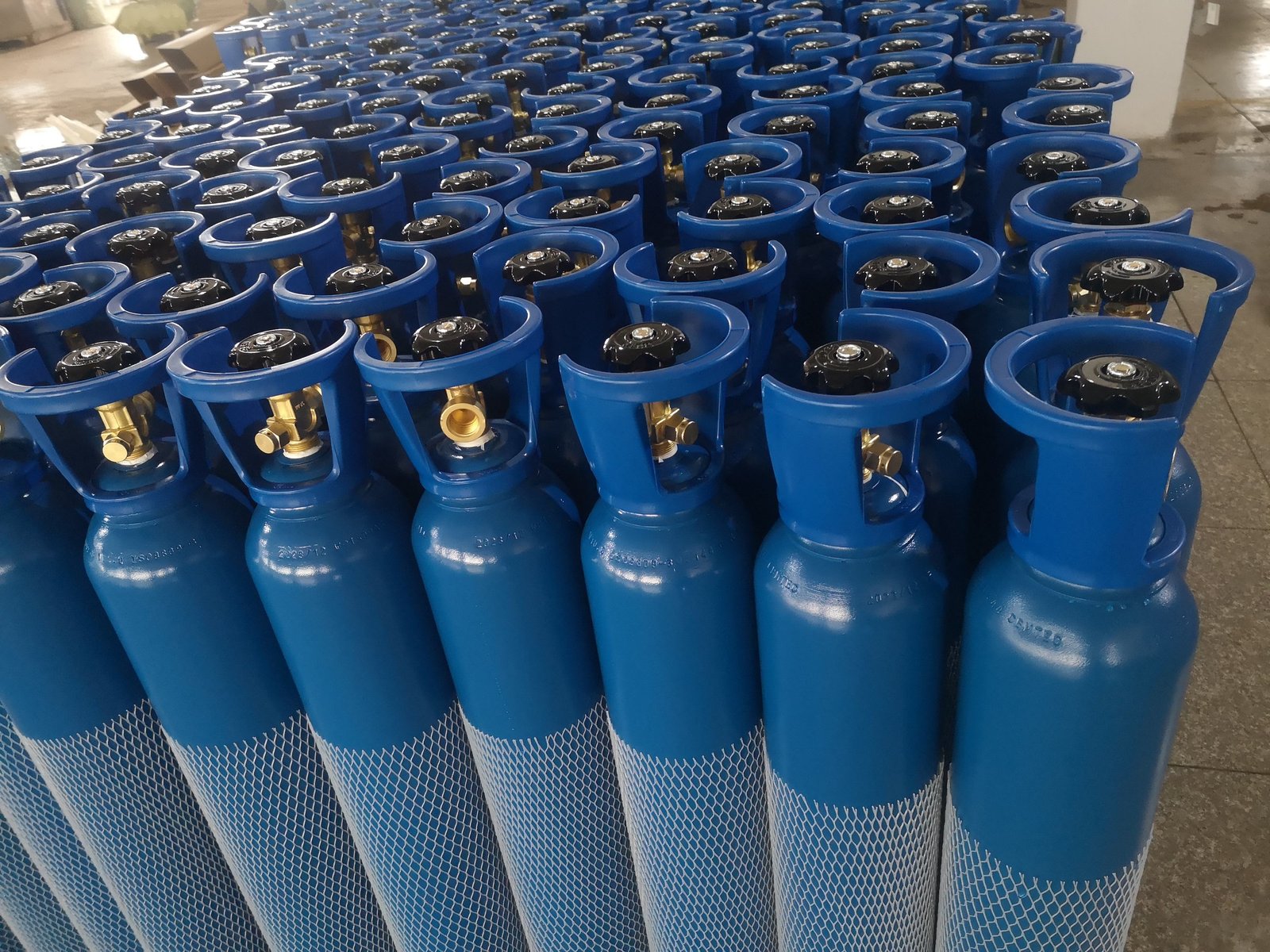 15L 159mm Seamless Steel High-Pressure Gas Cylinder ISO9809 Approved for Industrial Argon/Oxygen/Carbon Dioxide/Nitrogen Factory