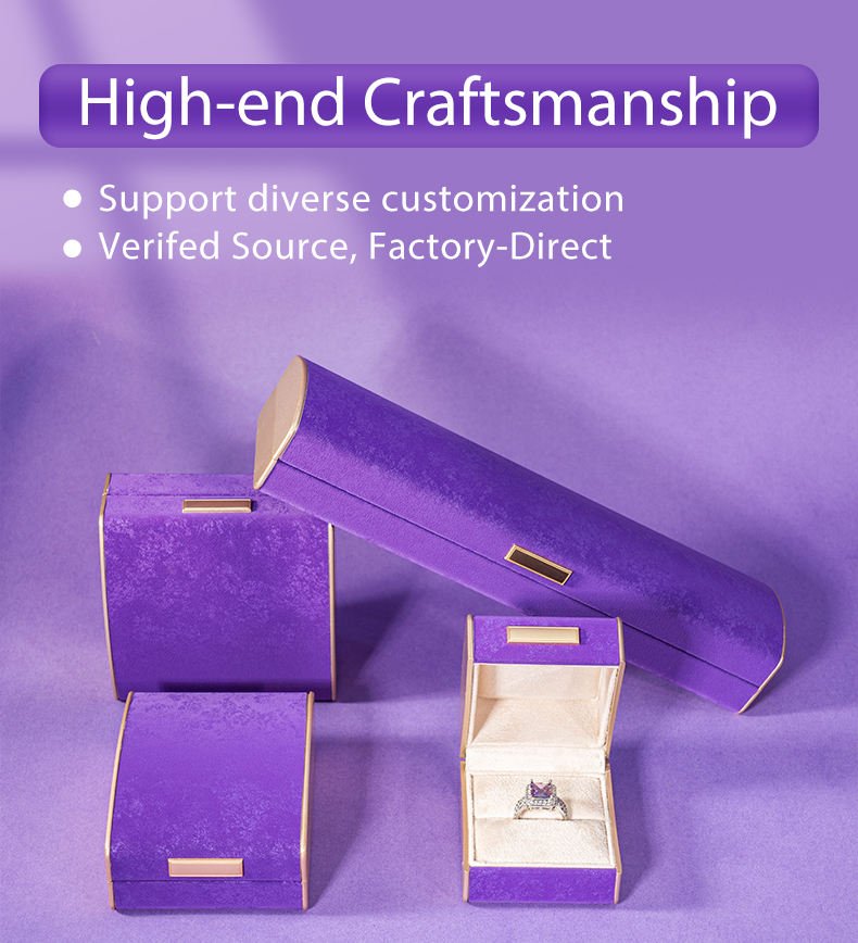 Factory ODM Upgraded Personalized PU Leather Luxury Jewelry Packaging Box with Snap Closure Custom Logo Halloween-Themed Design