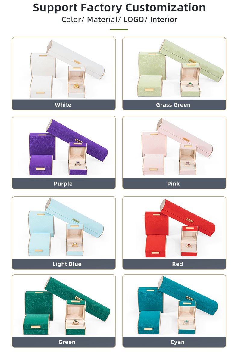 Factory ODM Upgraded Personalized PU Leather Luxury Jewelry Packaging Box with Snap Closure Custom Logo Halloween-Themed Design