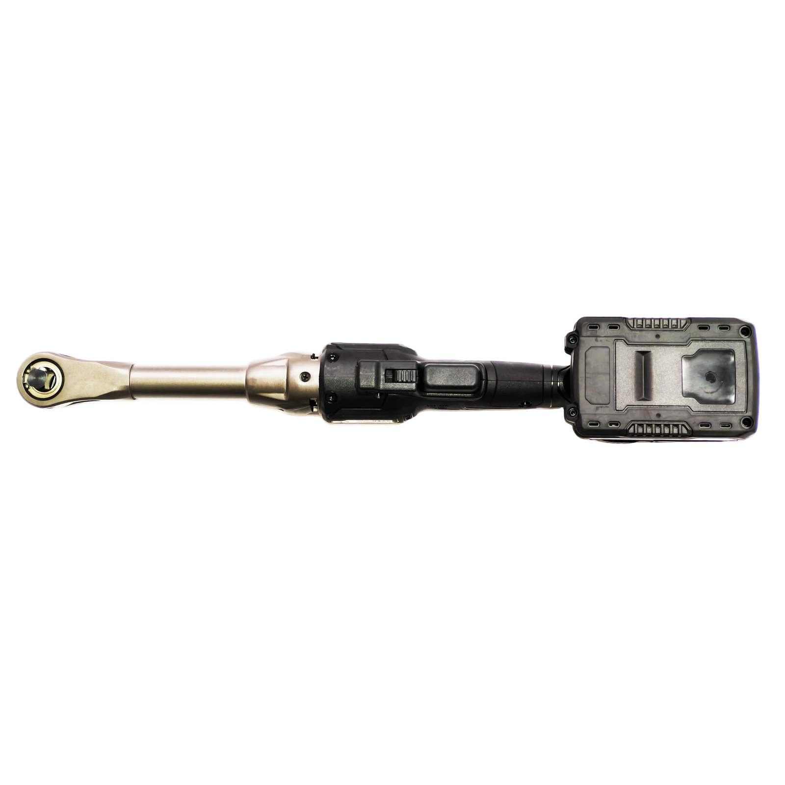 Puffer 1/2" 3/8" Cordless Ratchet Wrench Long Reach Extended Head 21V Electric Power Ratchet with 40 LED Light Batteries