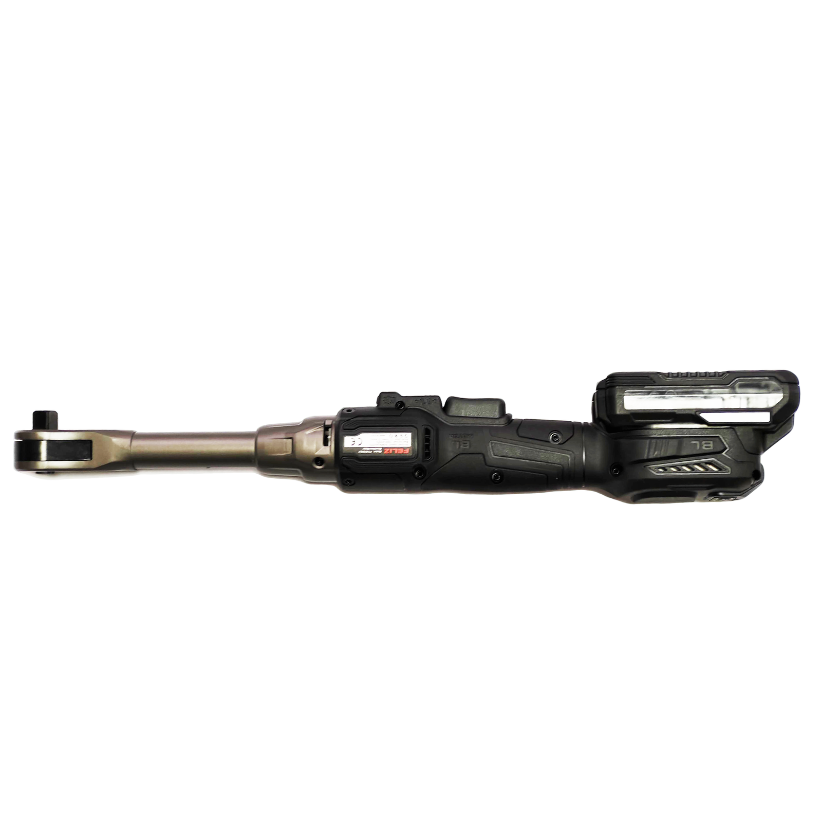 Puffer 1/2" 3/8" Cordless Ratchet Wrench Long Reach Extended Head 21V Electric Power Ratchet with 40 LED Light Batteries