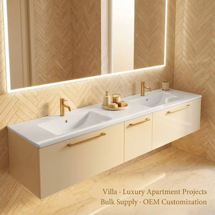 Kidoir Cabinetry Modern Bathroom Vanity Sink Lavabo Basin Hand Wash Basin for Dining Rooms Bathroom Ceramic Cabinet Basin