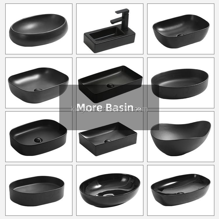 Kidoir European Modern High Quality Bathroom Accessories Vanity Single Sink Cabinet Ceramic Hand Wash Basin